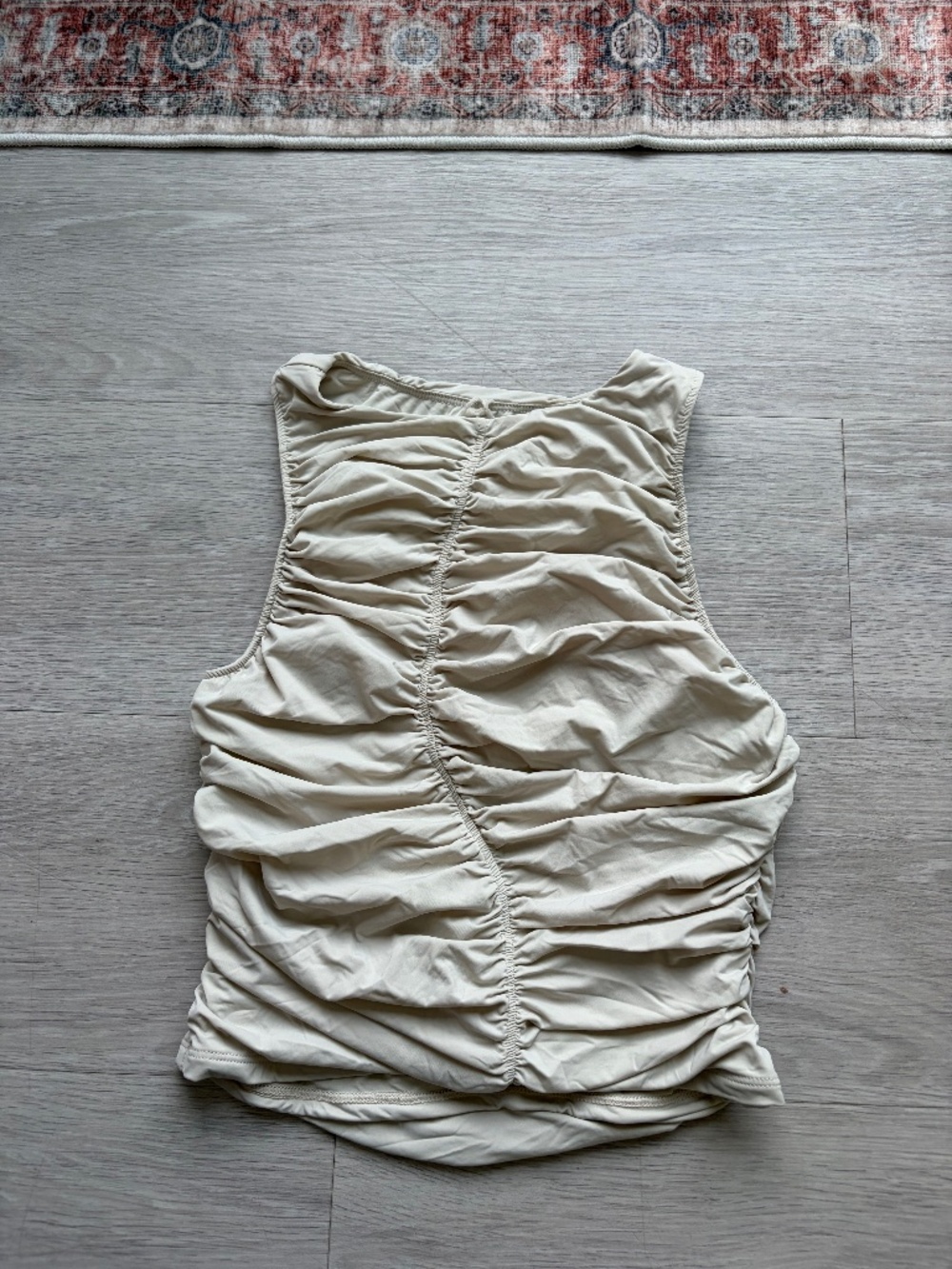 Cream garage top